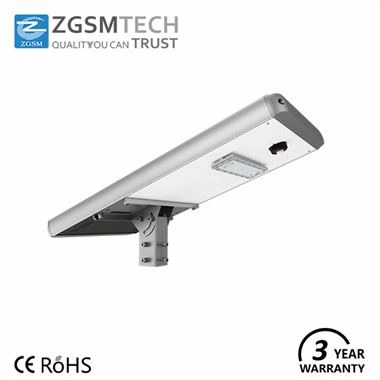Tout en un réverbères à LED